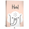 Adorable Greetings Canvas Art A / 12 x 18in / Canvas Clock Canvas
