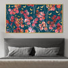 Aerial Bouquet Canvas Art Clock Canvas
