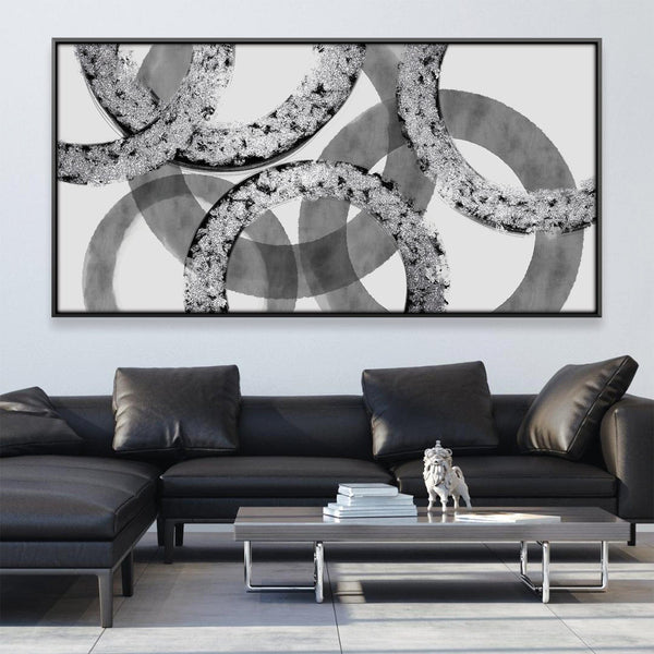 Aetheric Fusion Canvas Art 50 x 25cm / Rolled Prints Clock Canvas
