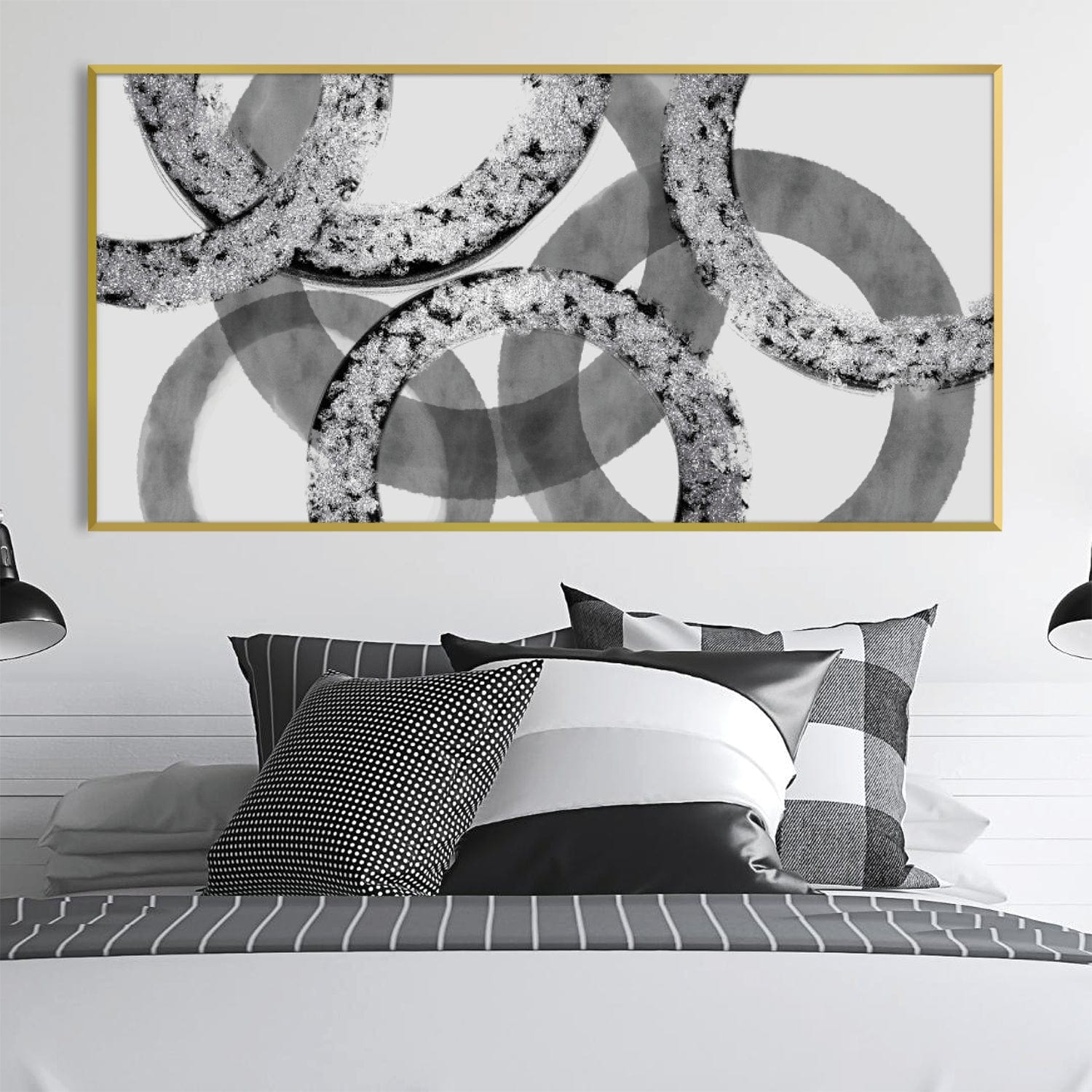 Aetheric Fusion Canvas Art Clock Canvas