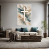 All Because of the Cross Canvas Art 12 x 18in / Canvas Clock Canvas