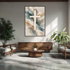 All Because of the Cross Canvas Art Clock Canvas