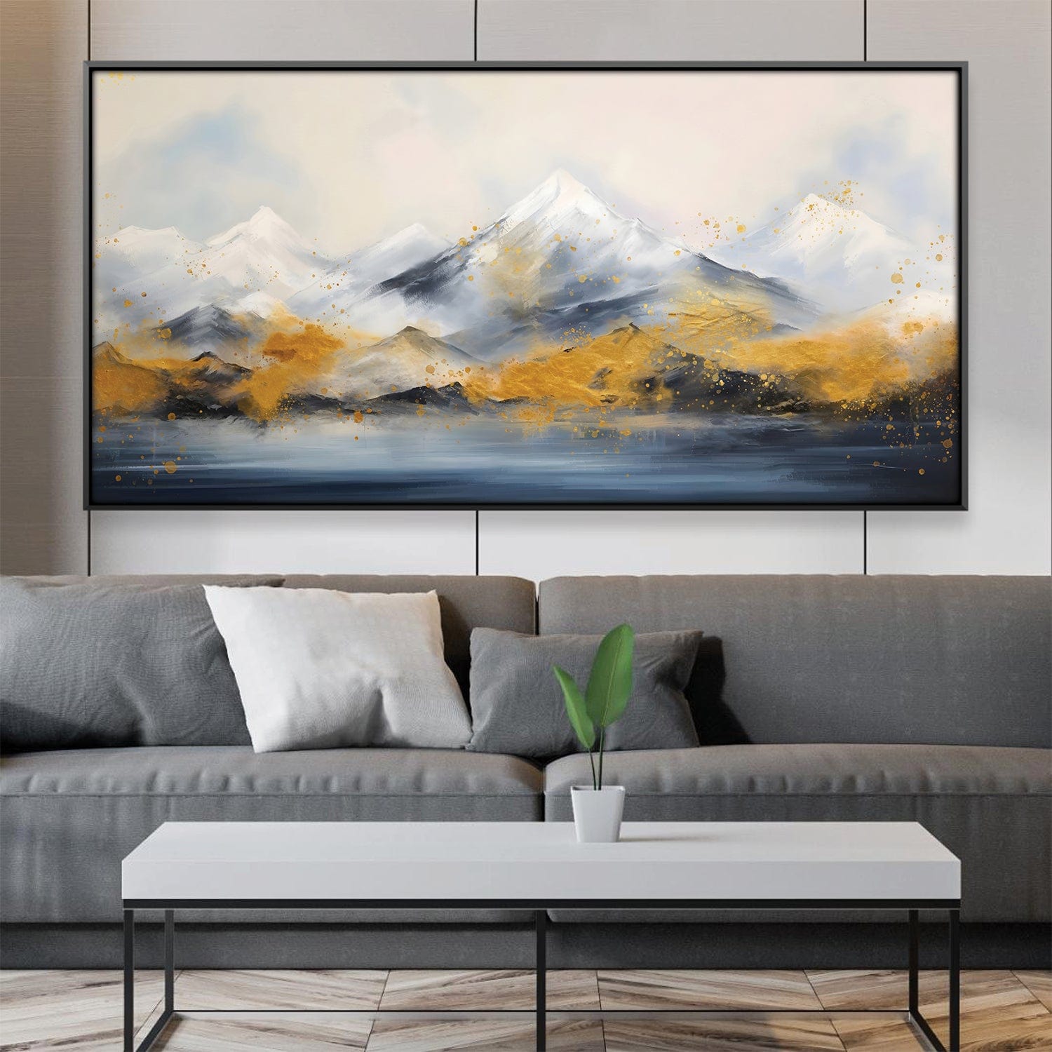 Alpine Ascent Canvas Art Clock Canvas