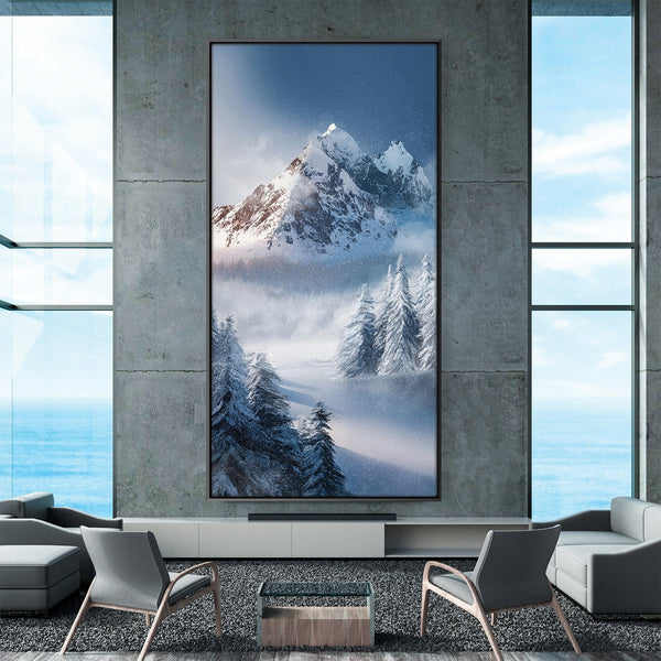 Alpine Majesty Canvas Art Clock Canvas