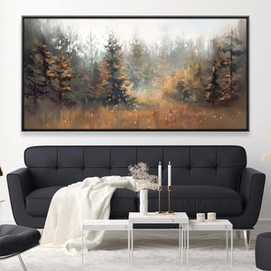 Amber Mistfall Canvas Art 20 x 10in / Canvas Clock Canvas