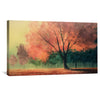 Amber Shades of Nature Canvas Art Clock Canvas