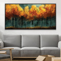 Amber Veil Canvas Art 20 x 10in / Canvas Clock Canvas