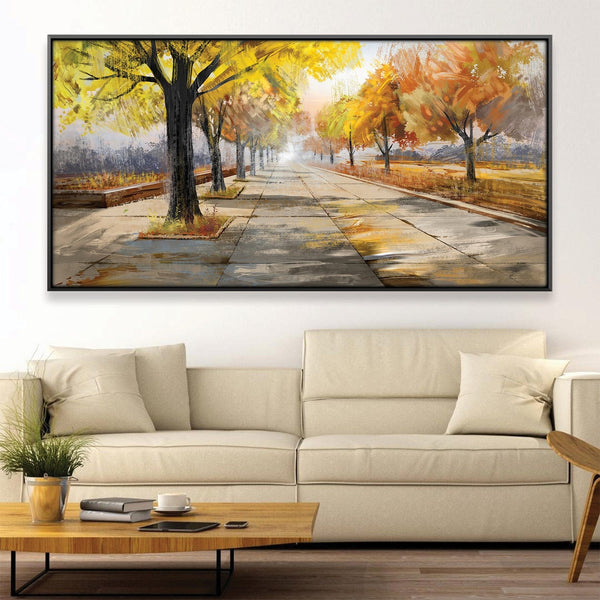 Amber Way Canvas Art 20 x 10in / Canvas Clock Canvas