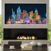 American Metropolitan Canvas Art Clock Canvas