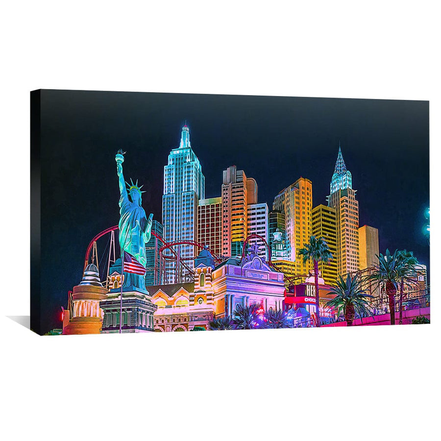 American Metropolitan Canvas Art Clock Canvas