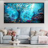 Aquatic Grove Canvas Art Clock Canvas