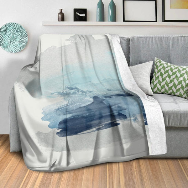 Artisanal Strokes Blanket Blanket Clock Canvas