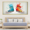 Artistic Kicks Canvas Art Clock Canvas