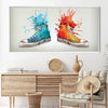 Artistic Kicks Canvas Art Clock Canvas