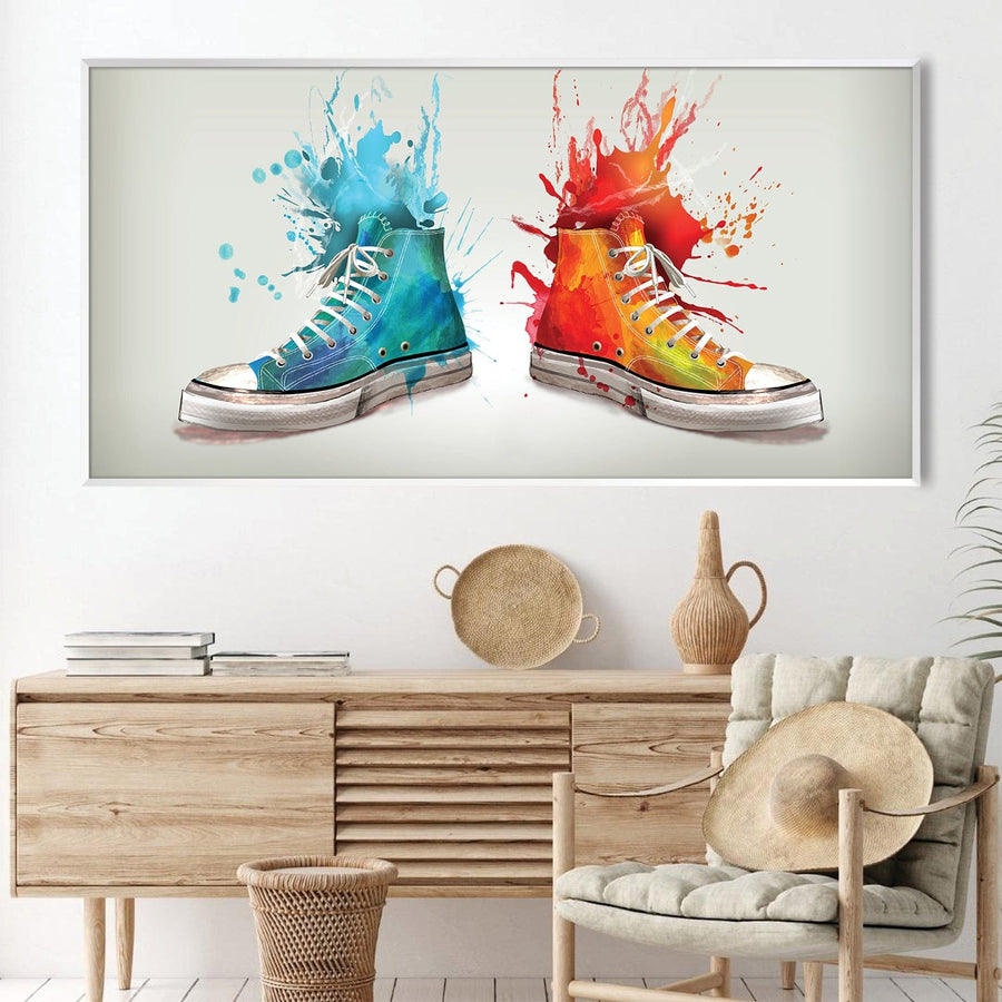 Artistic Kicks Canvas Art Clock Canvas