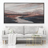 Ashen Serenity Canvas Art 20 x 10in / Canvas Clock Canvas