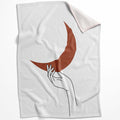 Aura Hands B Blanket Blanket 75 x 100cm Clock Canvas