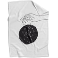 Aura Hands C Blanket Blanket 75 x 100cm Clock Canvas