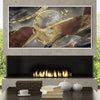 Aurelian Vortex Canvas Art Clock Canvas