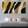 Auric Waves Canvas Art Clock Canvas