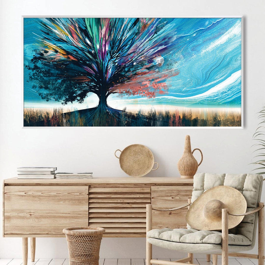 Aurora Grove Canvas Art Clock Canvas