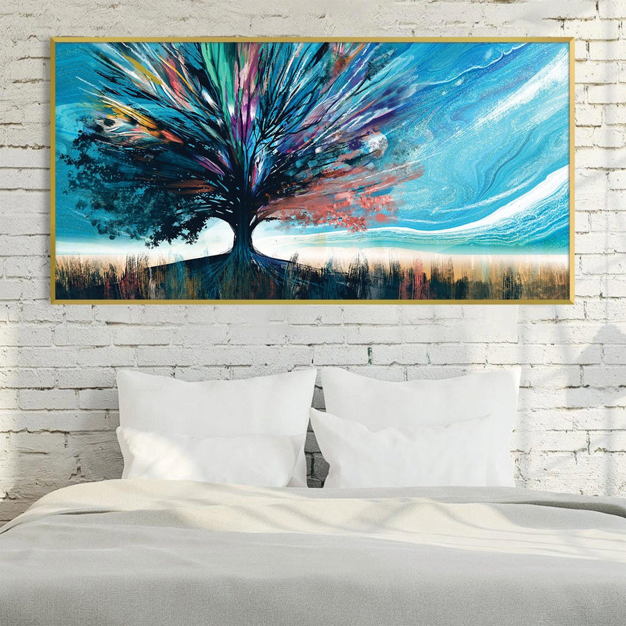 Aurora Grove Canvas Art Clock Canvas