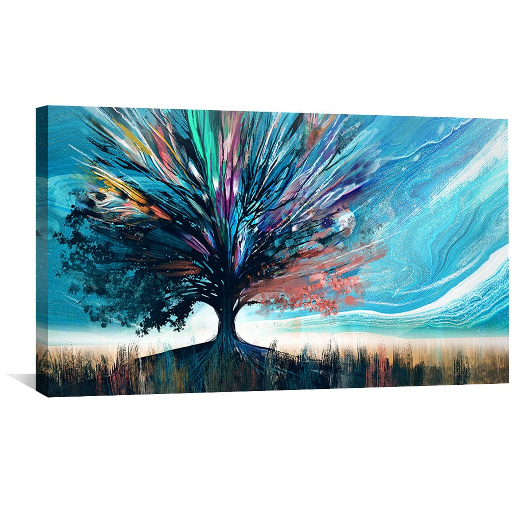 Aurora Grove Canvas Art Clock Canvas