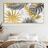 Aurum Foliage Canvas Art Clock Canvas