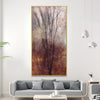 Autumn Abstract Canvas Art Clock Canvas