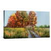 Autumn Pathway Canvas Art Clock Canvas