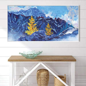 Autumn Peaks Canvas Art Clock Canvas