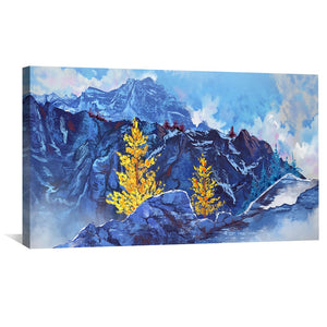 Autumn Peaks Canvas Art Clock Canvas