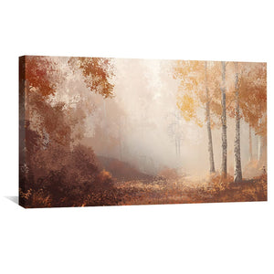 Autumn's Quiet Call Canvas Art Clock Canvas