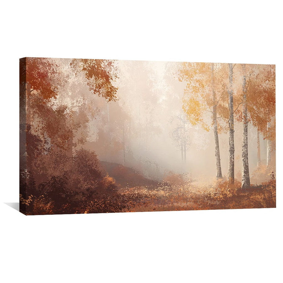Autumn's Quiet Call Canvas Art Clock Canvas