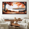 Autumn's Repose Canvas Art Clock Canvas
