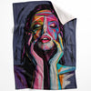 Awakened Woman A Blanket Blanket 75 x 100cm Clock Canvas