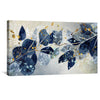 Azure Bloom Canvas Art Clock Canvas