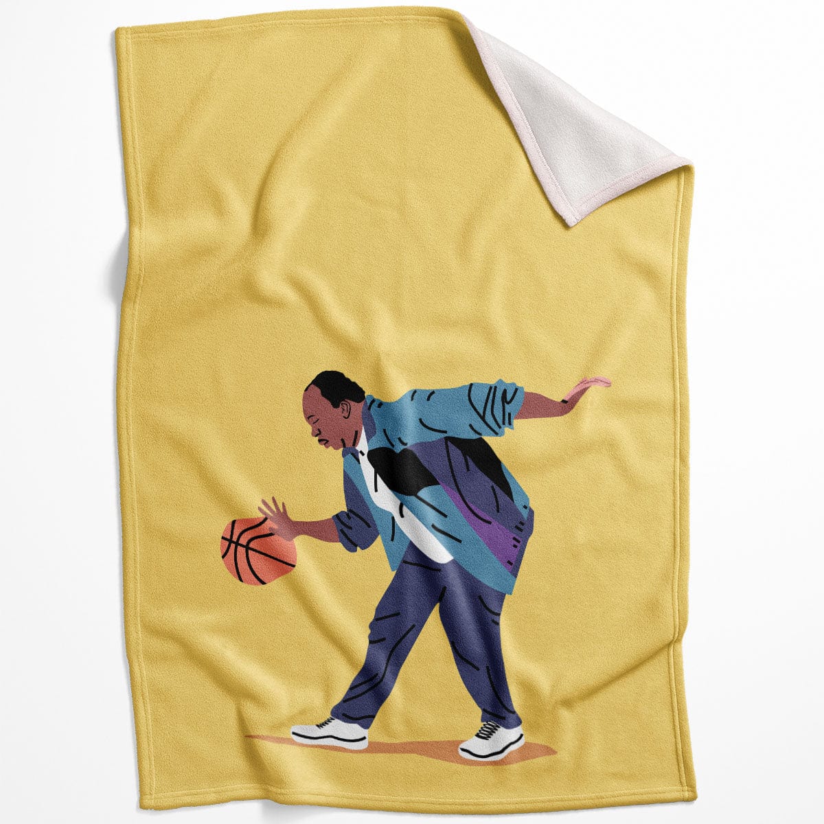 Ball By Stanley Blanket Blanket 75 x 100cm Clock Canvas