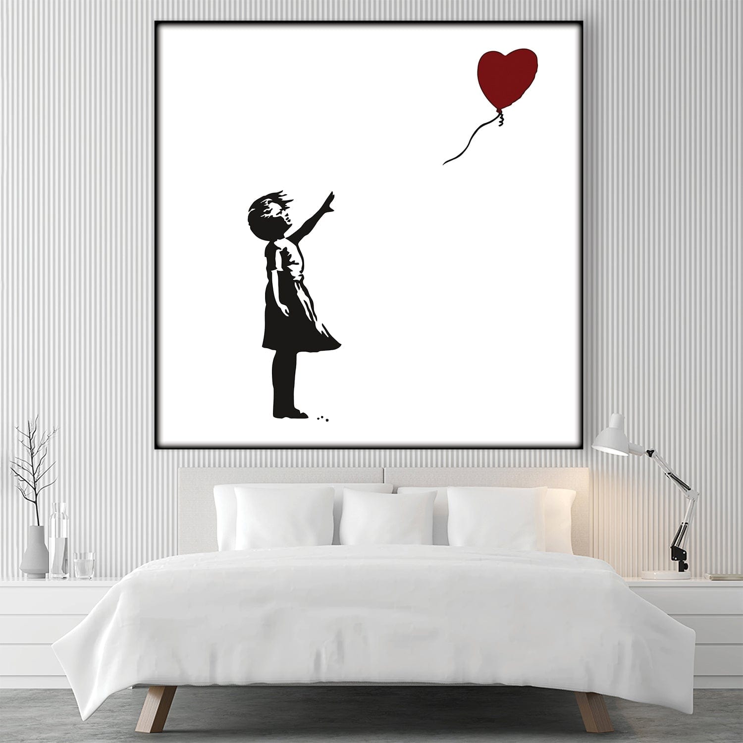 Banksy Balloon Heart Girl Easy Build Frame product thumbnail