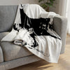 Banksy Flower Thrower Blanket Blanket Clock Canvas