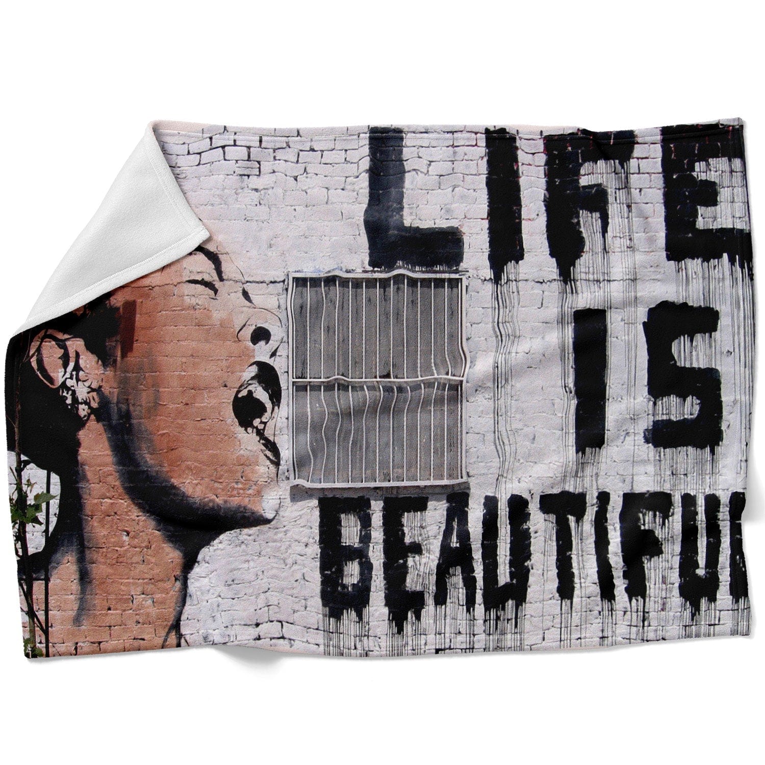 Banksy Life Is Beautiful Blanket product thumbnail