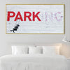 Banksy Swing Girl Canvas Art Clock Canvas