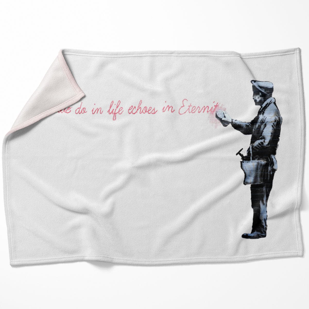 Banksy What We do In Life Blanket product thumbnail