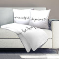 Be Happy Dream Home Bundle Bundle 2 Cushions & 1 Blanket Clock Canvas