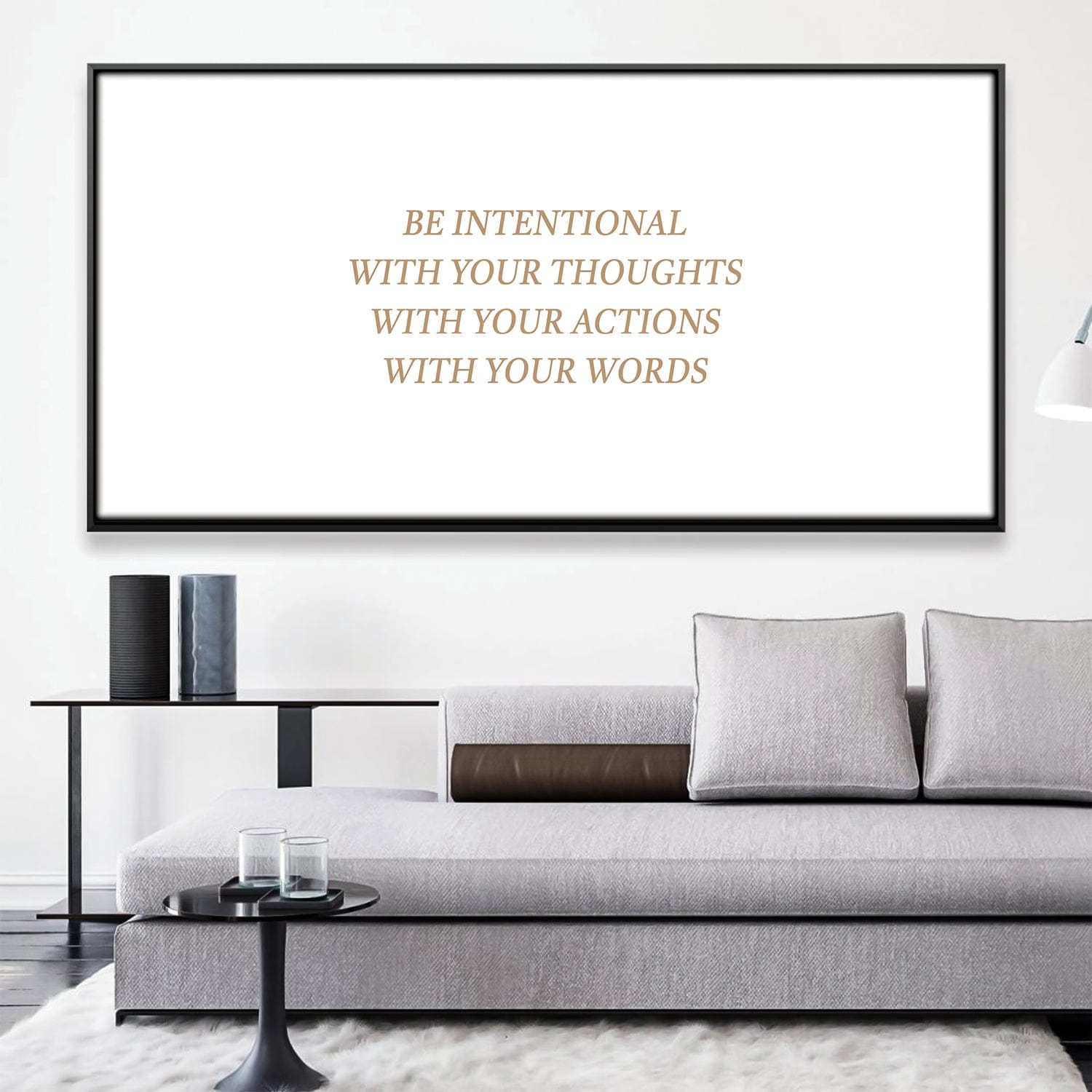 Be Intentional Canvas 20 x 10in / Canvas product thumbnail