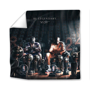 Be Legendary Easy Build Frame Art Fabric Print Only / 24 x 24in Clock Canvas