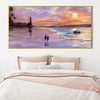 Beach Walks Canvas Art Clock Canvas