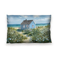Beachside Haven Cushion Cushion 13 x 19in Clock Canvas