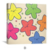 Beachy Cheer Canvas Art Clock Canvas