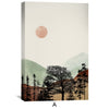 Beige Skies Canvas Art Clock Canvas